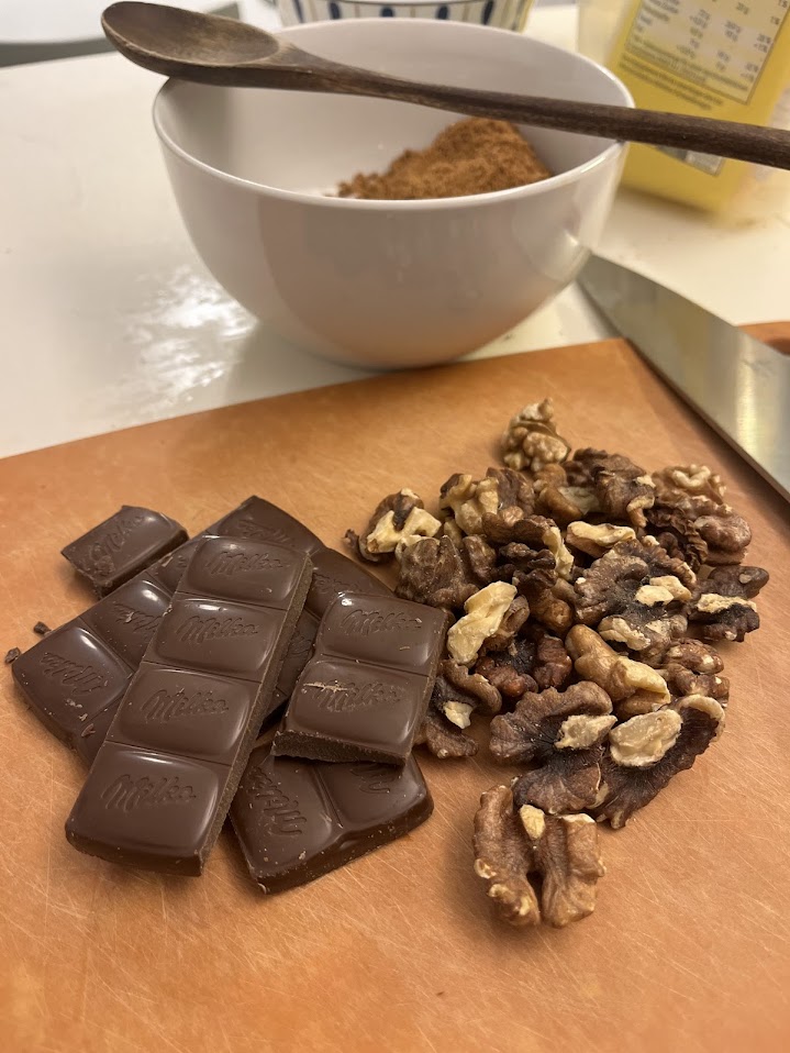 Soft and Crispy Choco Walnut Cookies