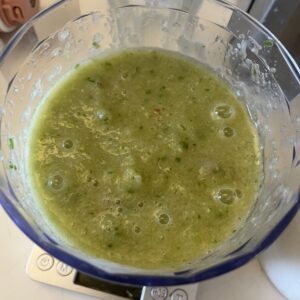 watery blended sauce for
