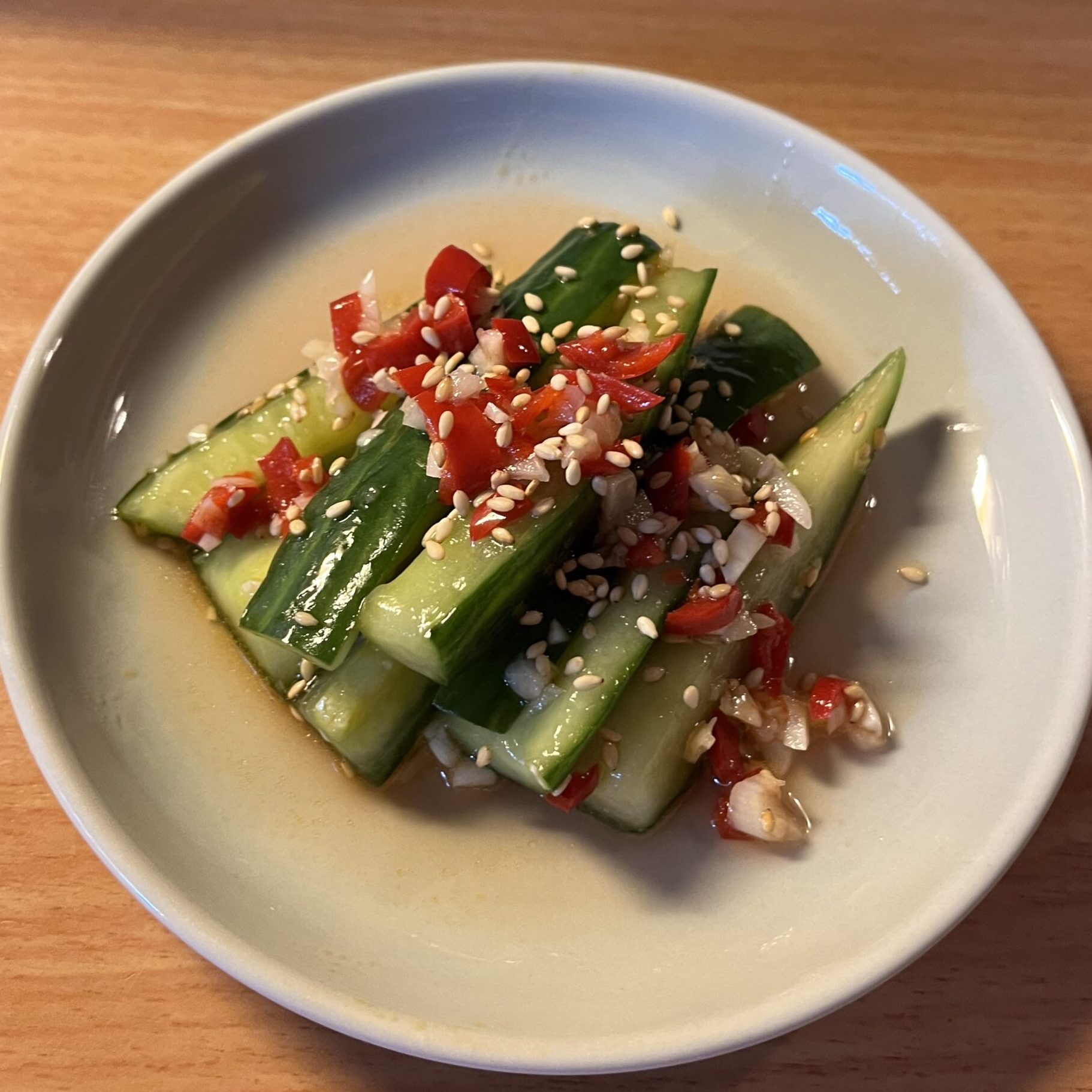 Taiwanese Cucumber Salad